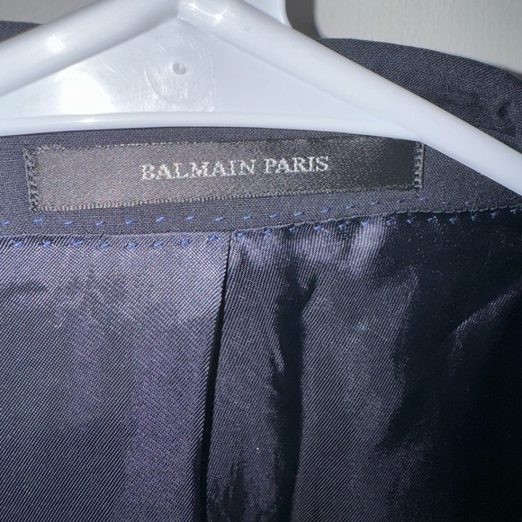 BALMAIN PARIS Wool Blazer in Men's Size M (40'' Chest). - Picture 4 of 9